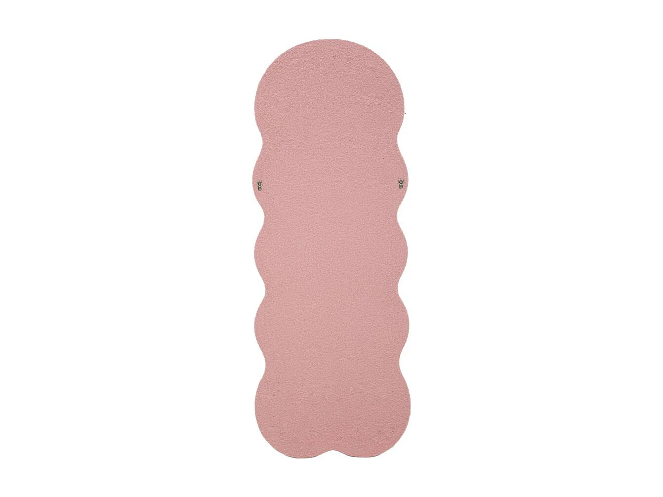 Miroir Mural en Tissu Bouclé "Teddy" 160cm Rose