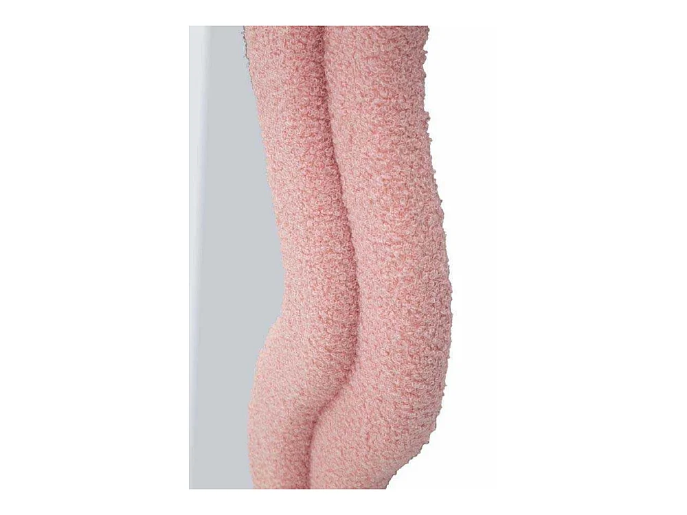Wandspiegel met roze teddybeerlijst, 60x4x160 cm