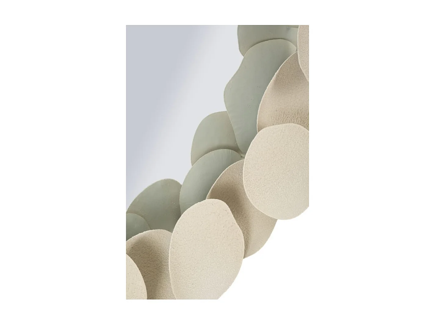 Miroir Mural "Dune" 85cm Crème