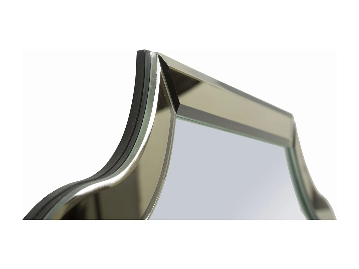 Wandspiegel met gouden glazen lijst