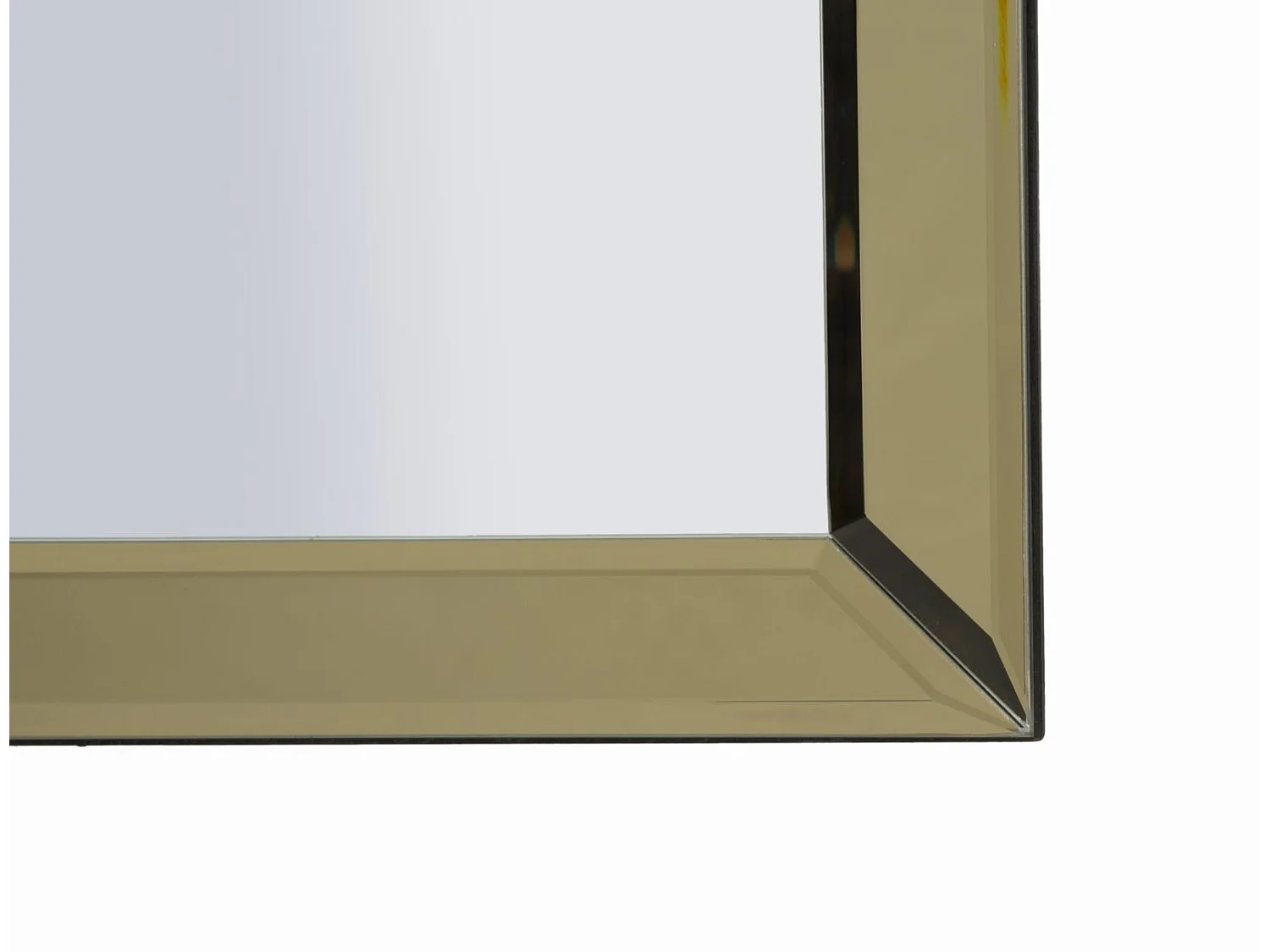 Wandspiegel met gouden glazen lijst