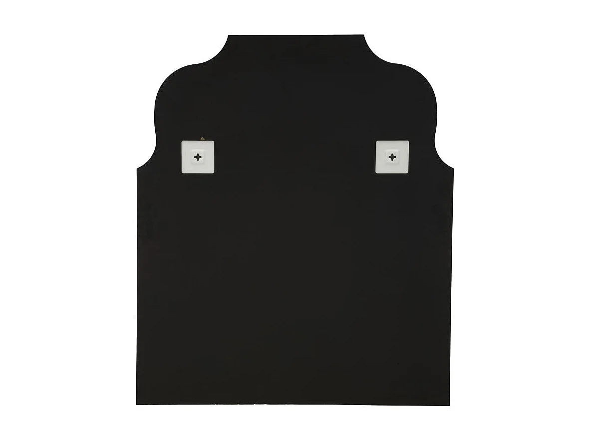 Miroir mural avec cadre en verre doré