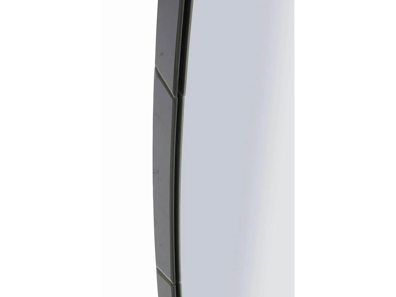 Miroir mural avec cadre en verre bleu cm 55x2x150