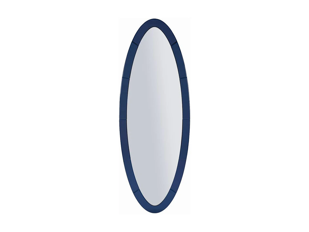 Miroir Mural Ovale "Oslo" 150cm Bleu