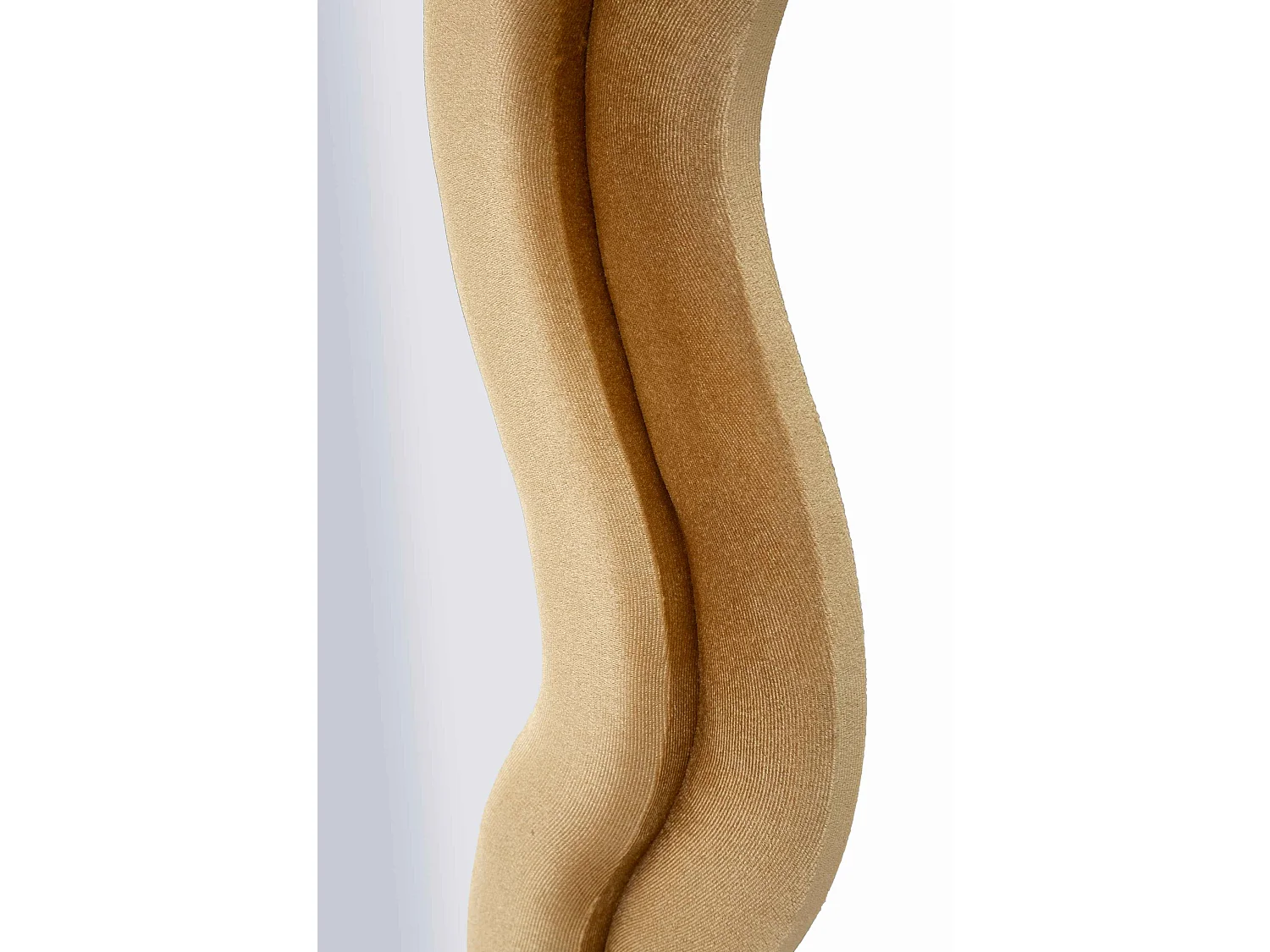 Miroir mural avec cadre en velours doré cm 60x6x160