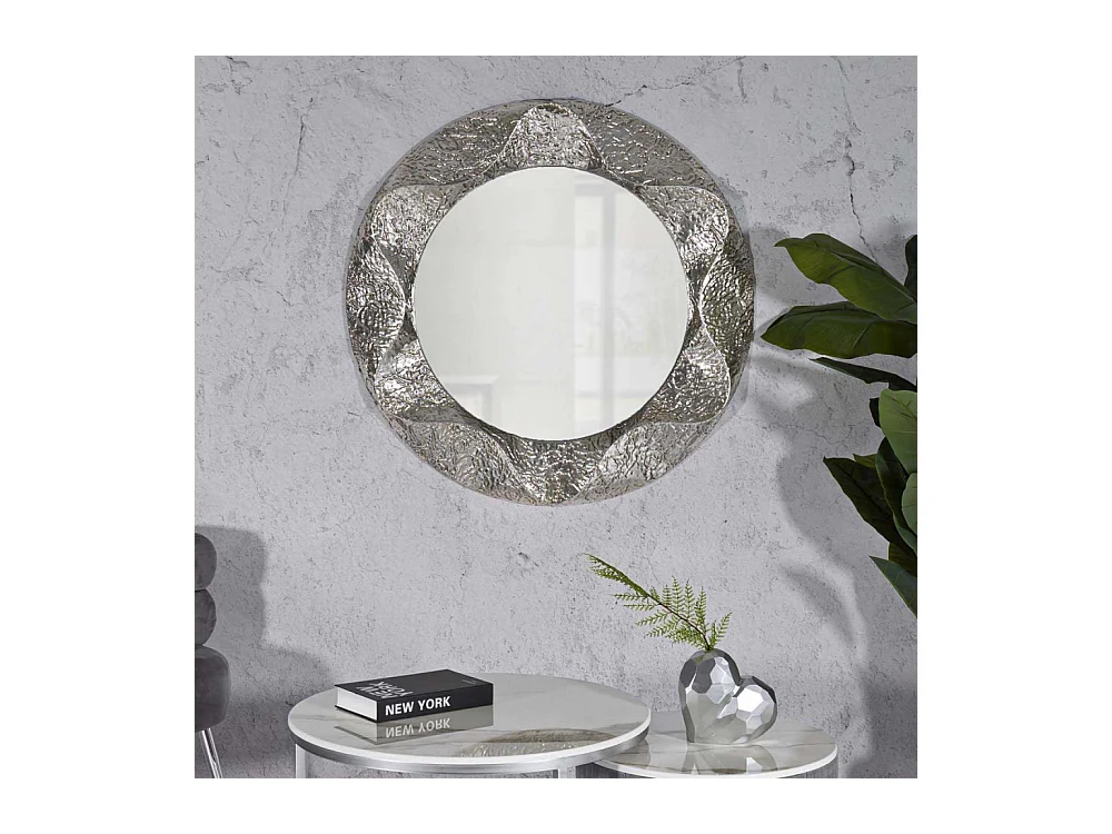 Miroir rond en métal 104 x 7 cm Argelux