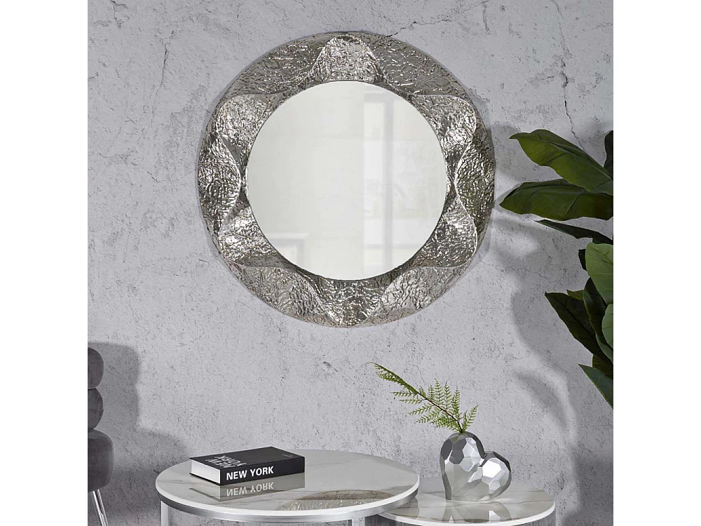 Miroir rond en métal 104 x 7 cm Argelux