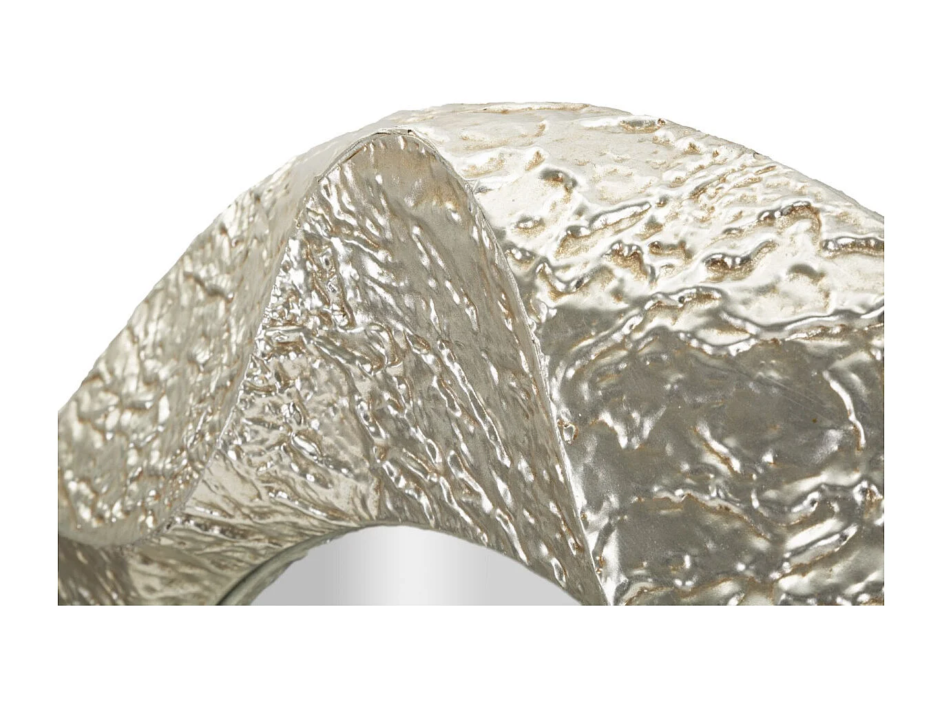 Miroir Rond Design "Argelux" 104cm Argent