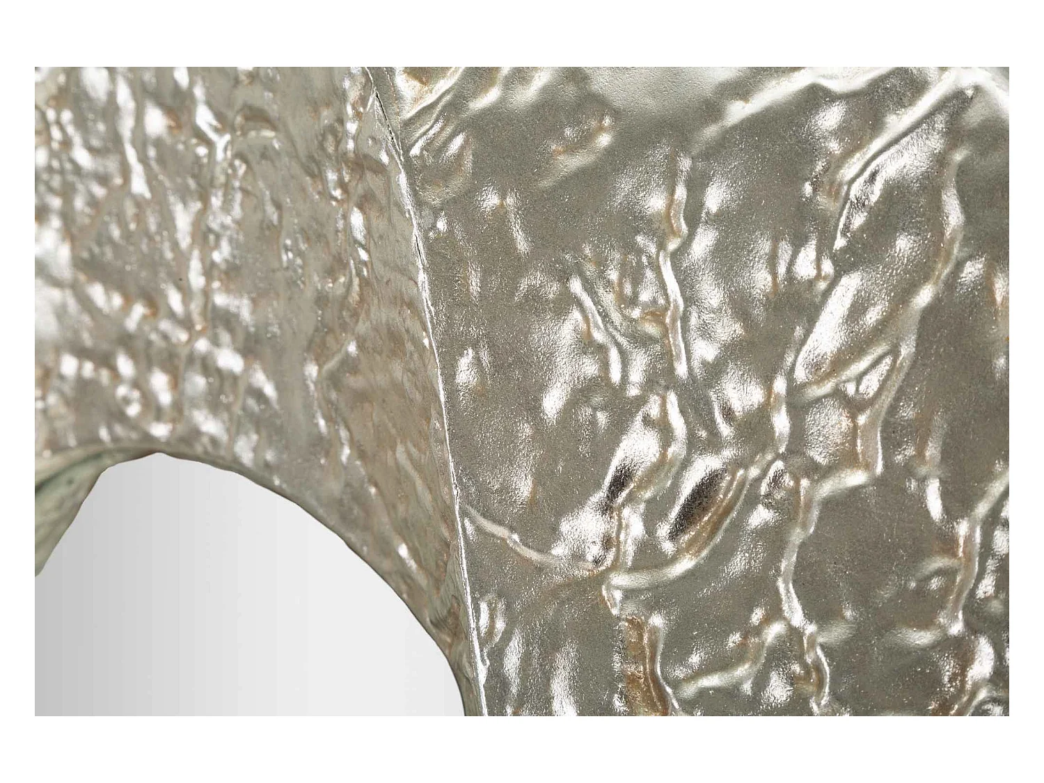 Miroir ovale en métal Argelux 87.5 x 6.5 x 128 cm