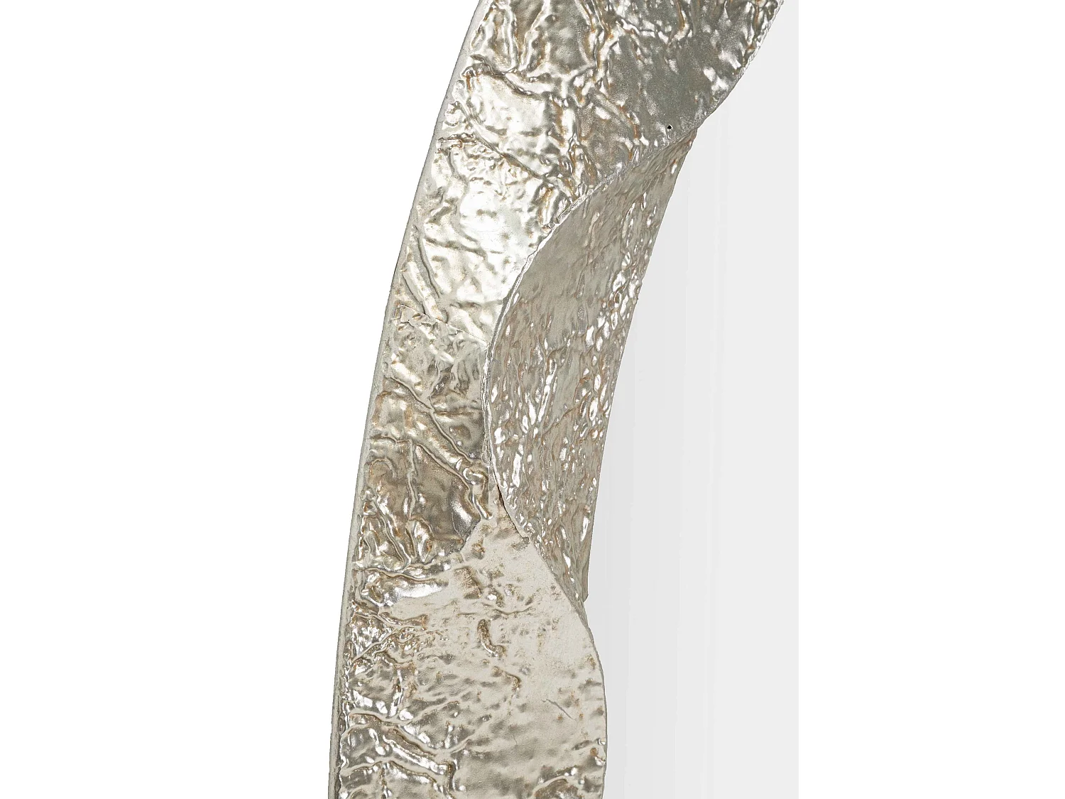 Miroir ovale en métal Argelux 87.5 x 6.5 x 128 cm