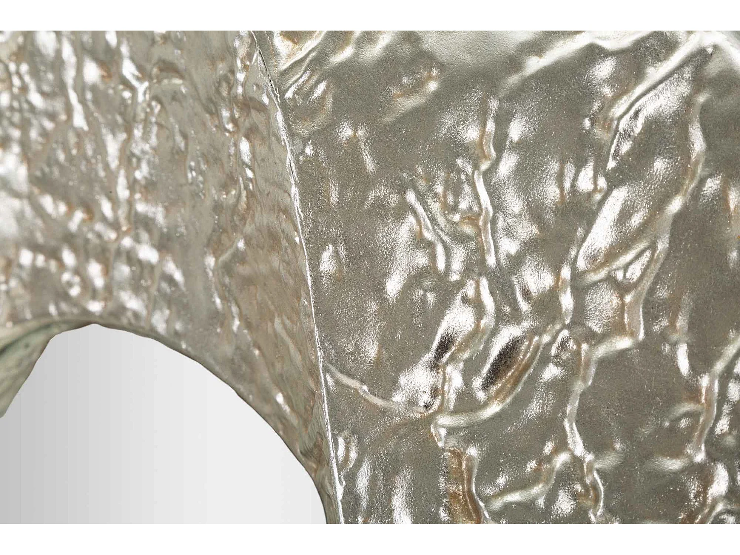 Miroir ovale en métal Argelux 87.5 x 6.5 x 128 cm