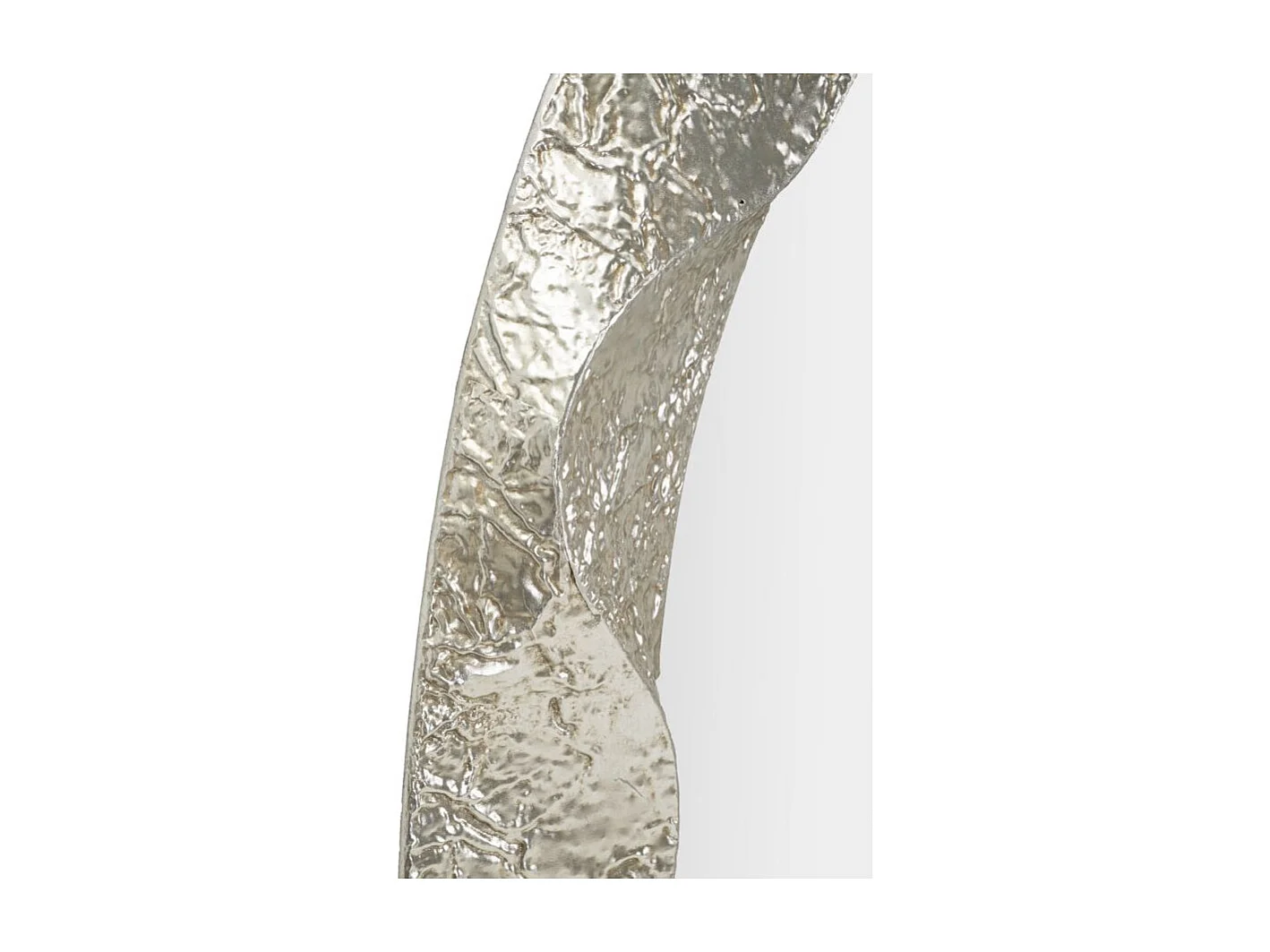 Miroir Ovale Design "Argelux" 128cm Argent