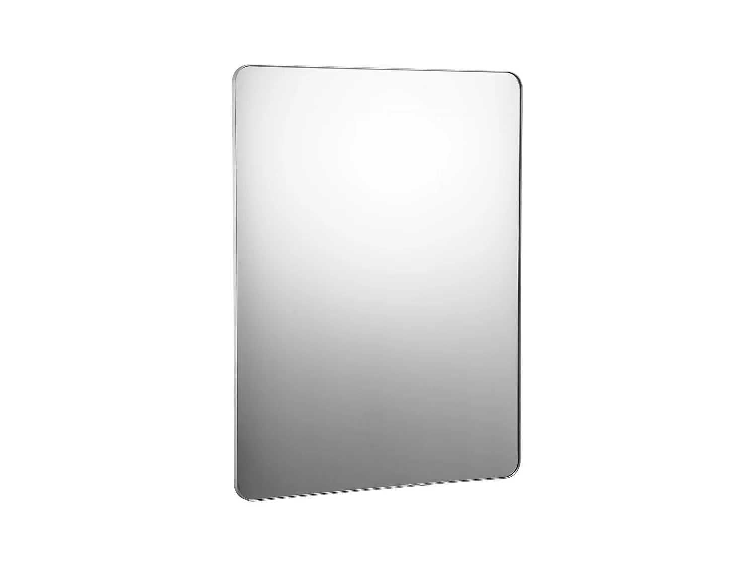 Miroir Mural SucceBuy 91,6 x 121,9 cm, Argent, Miroir Mural Carré en Alliage d'Aluminium