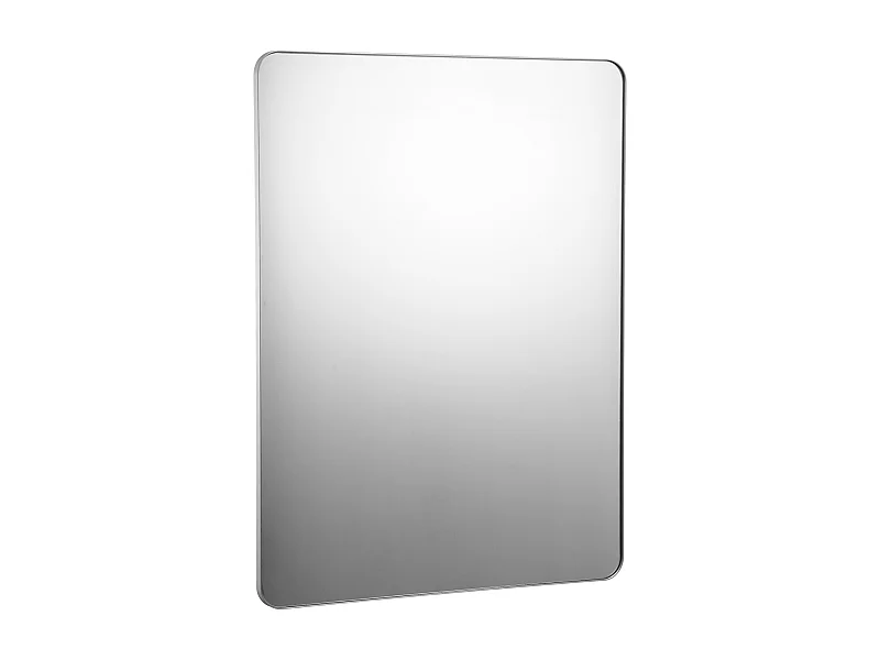 Miroir Mural SucceBuy 91,6 x 121,9 cm, Argent, Miroir Mural Carré en Alliage d'Aluminium