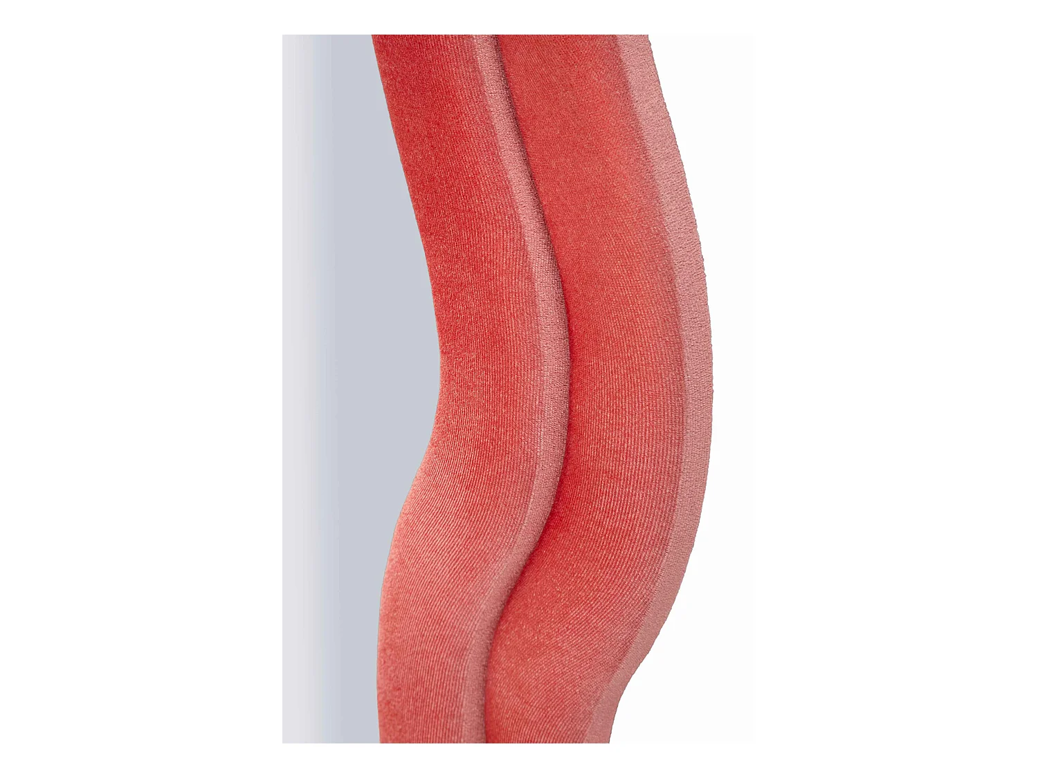 Miroir mural avec cadre en velours rose cm 60x6x160