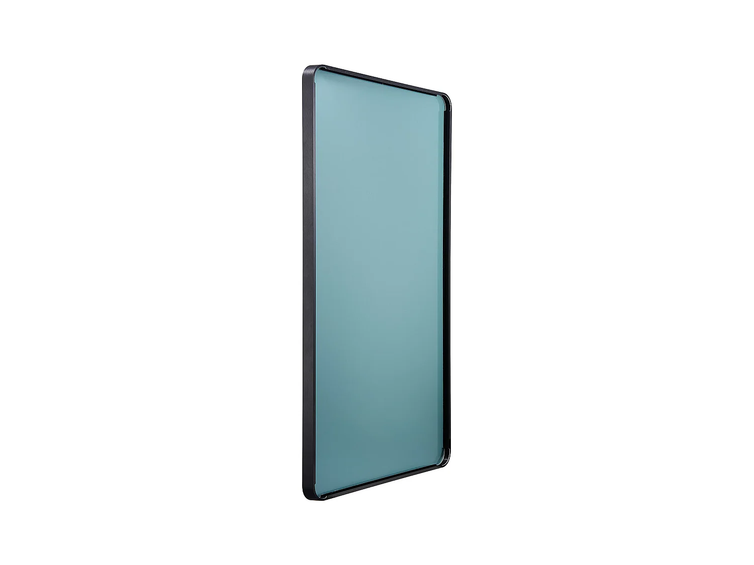 Miroir Mural SucceBuy 91,5x182,8 cm, Noir, Rectangulaire, Contours en Alliage d'Aluminium