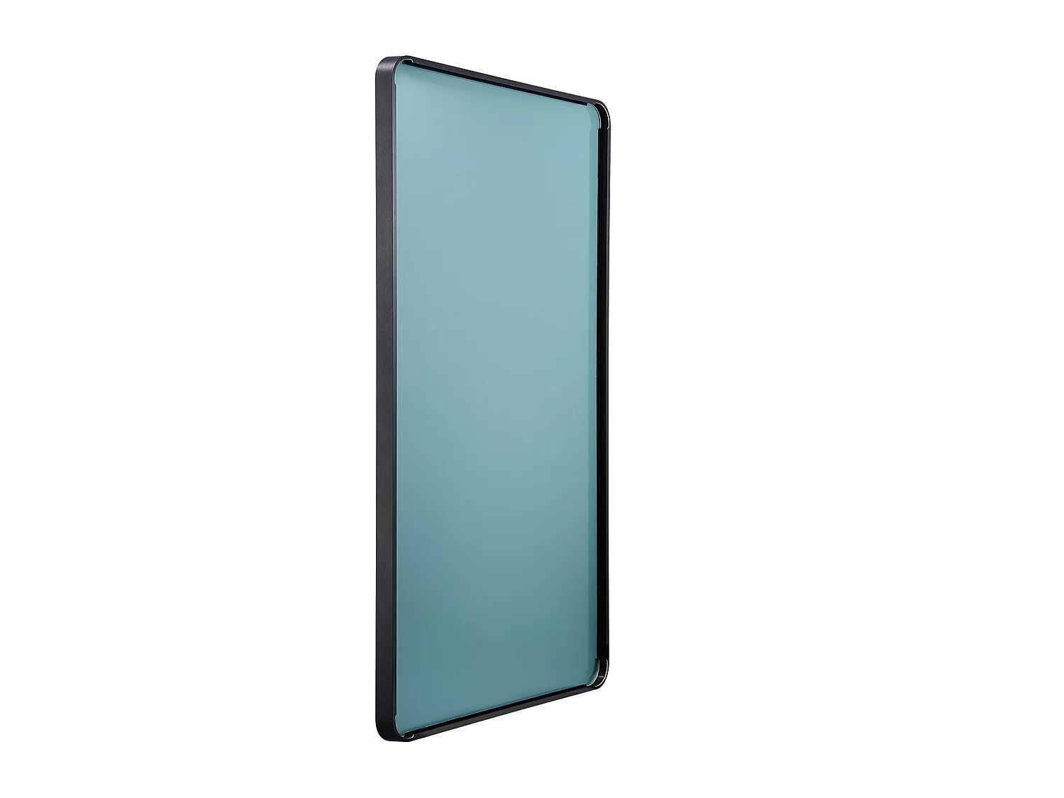 Miroir Mural SucceBuy 91,5x182,8 cm, Noir, Rectangulaire, Contours en Alliage d'Aluminium