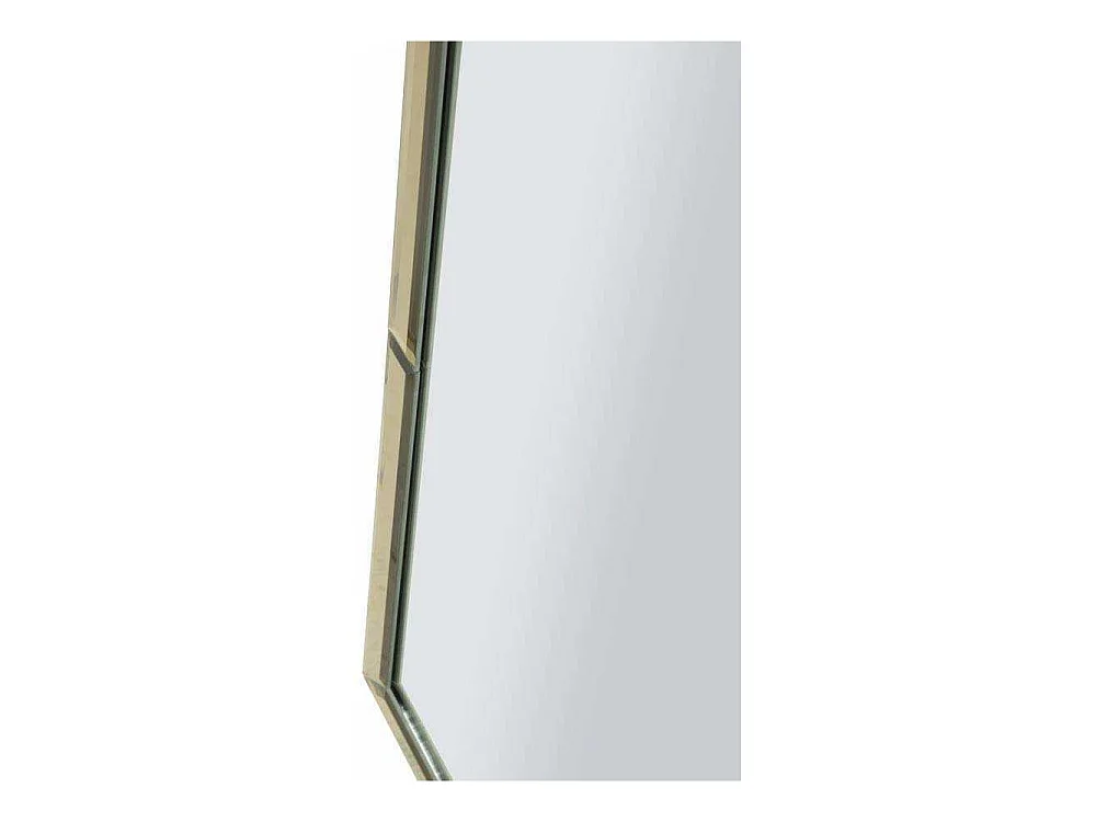 Wandspiegel mit Glasrahmen goldfarben 55x2x150 cm