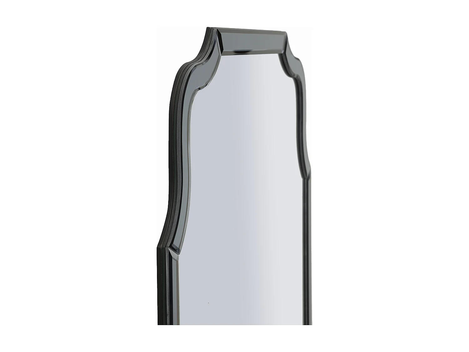 Miroir mural avec cadre en verre gris cm 60x1x90