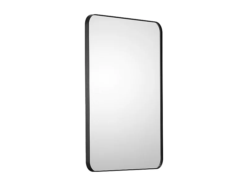 Wandspiegel SucceBuy, 55,8 X 76,1 cm, Zwart, Met Aluminiumframe, Anti-Splinterfilm, Kratzbestendig voor het Huis