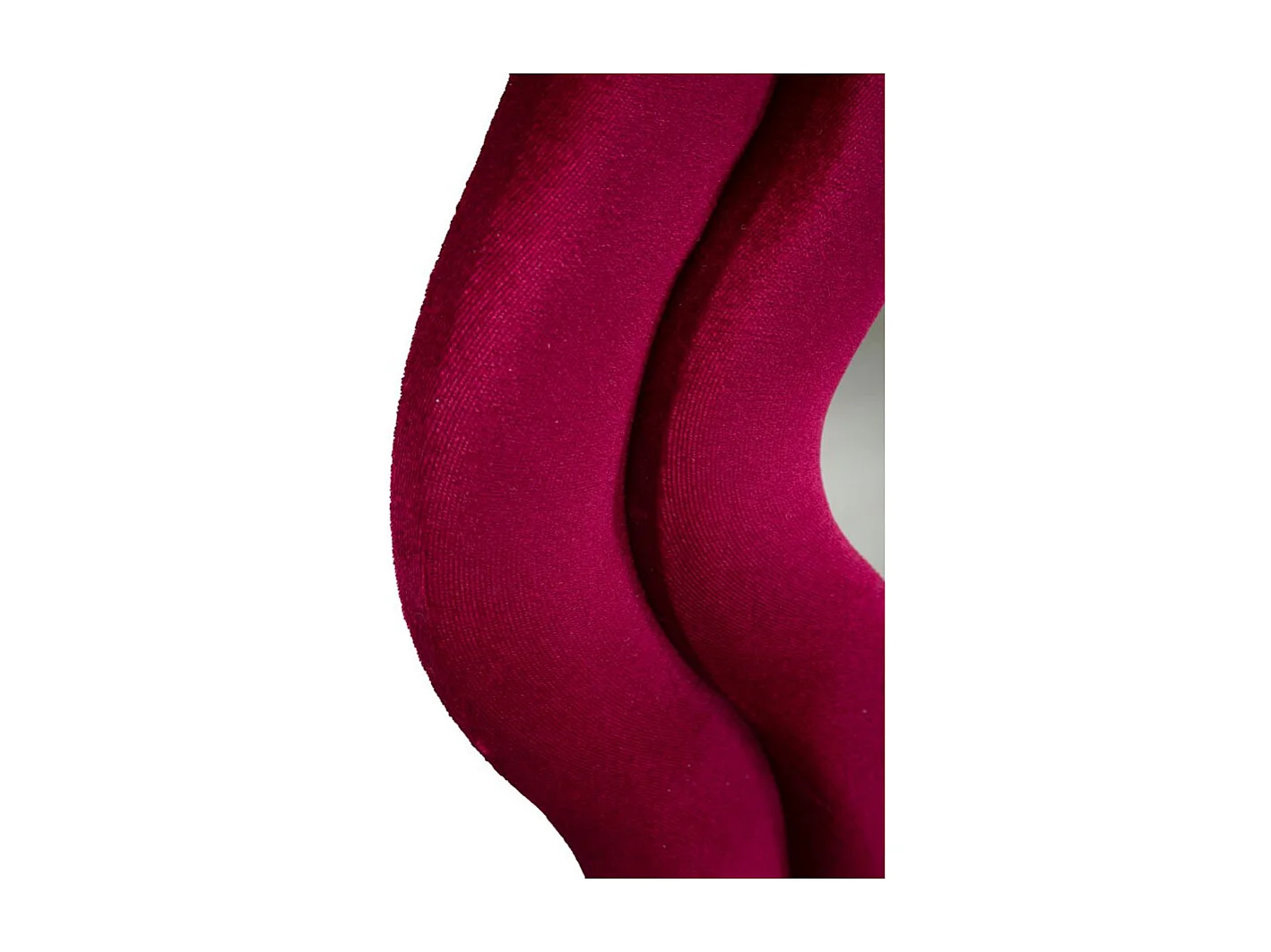 Miroir Mural en Velours "Emily" 160cm Fuchsia