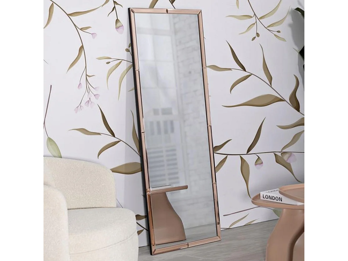 Miroir Mural Rectangulaire "Berlin" 150cm Rose
