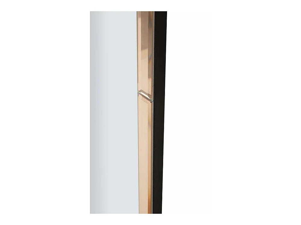 Specchio da parete con cornice in vetro rosa cm 55x2x150