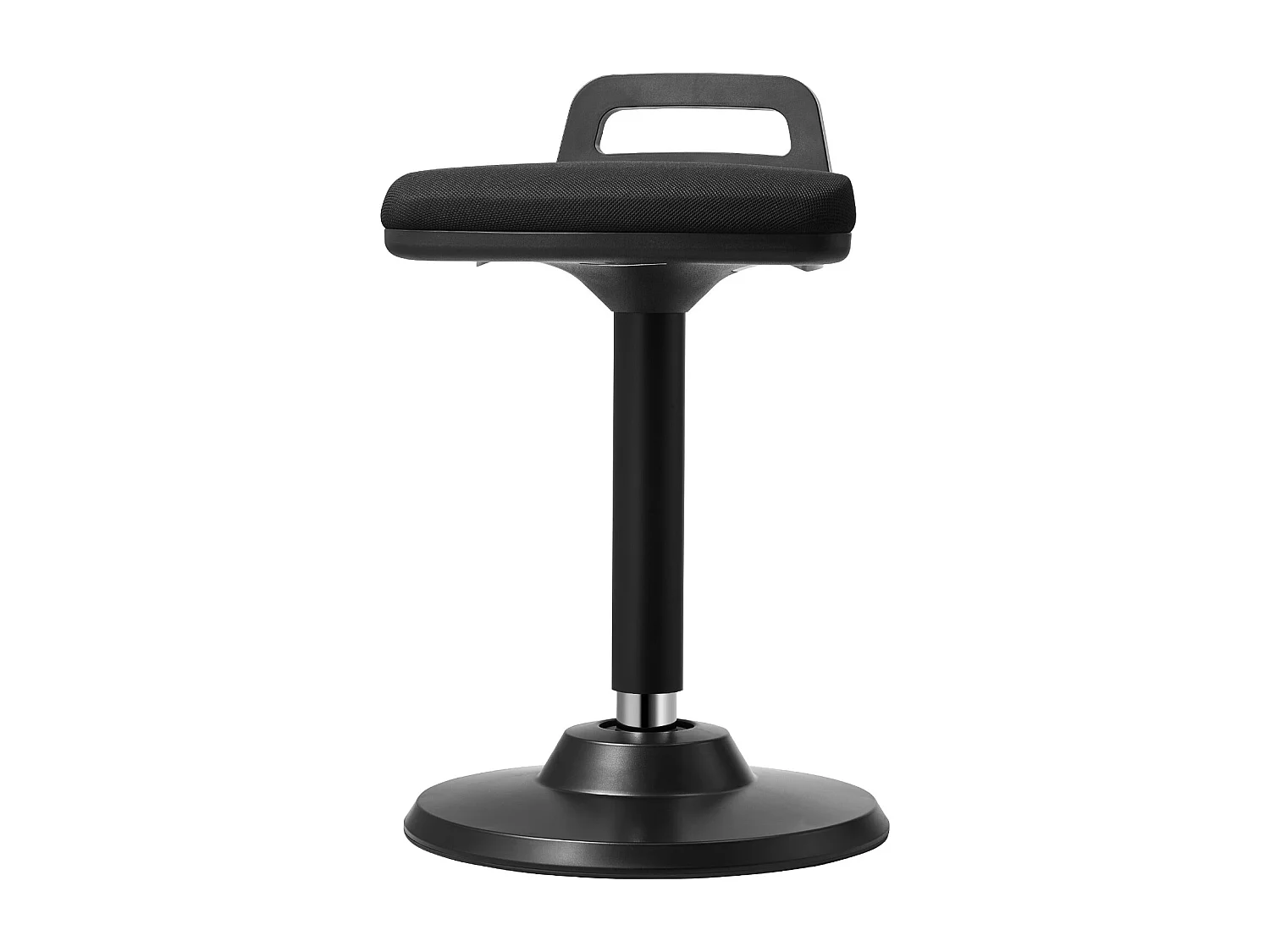 Tabouret Oscillant Chaise Active à Hauteur Réglable (62.48 à 87.38 cm) SucceBuy Wobble Chair avec Poignée, Noir