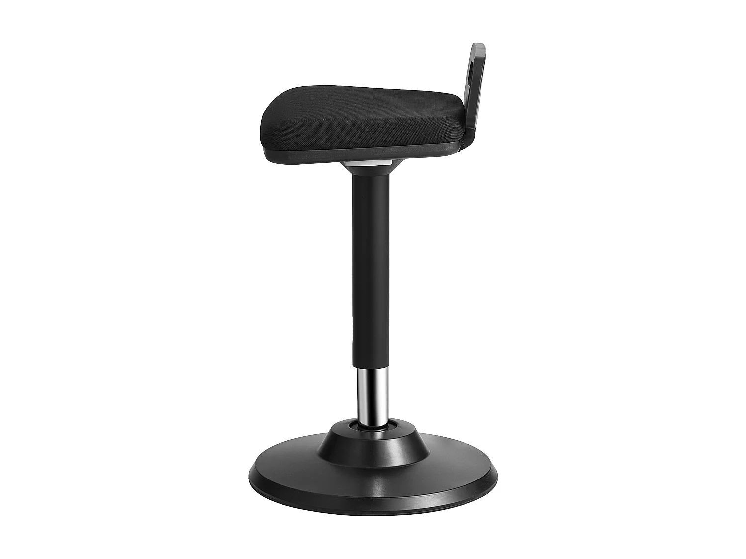 Tabouret Oscillant Chaise Active à Hauteur Réglable (62.48 à 87.38 cm) SucceBuy Wobble Chair avec Poignée, Noir