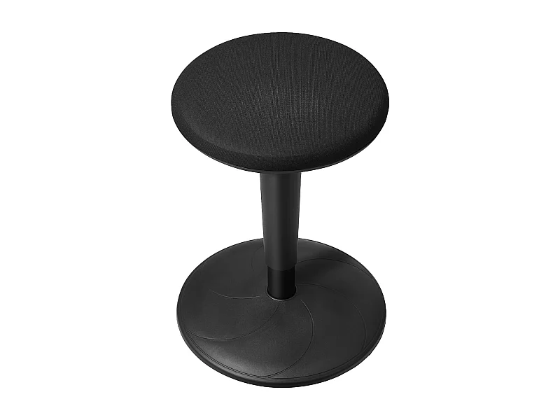 Pufe Oscilante Cadeira Giratória SucceBuy Ajustável Em Altura (55.12-71.88 cm) Cadeira Ativa Para 12-18 Anos, Preto