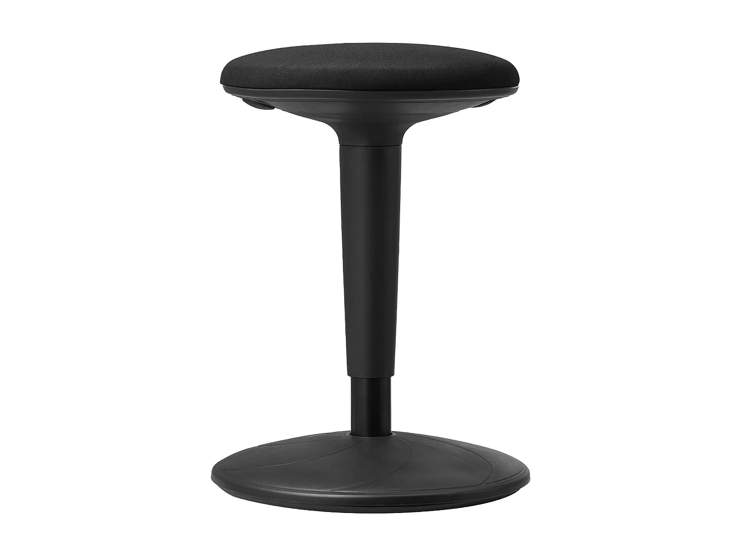 Schwankender Hocker Drehstuhl SucceBuy Höhenverstellbar (55.12-71.88 cm) Aktive Sitzgelegenheit Für 12-18 Jahre, Schwarz