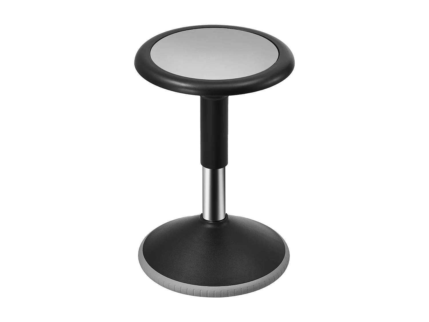 Tabouret Oscillant SucceBuy Wobble Chair Chaise Active Réglable en Hauteur (39.88-55.12cm) Âge 12-18 Ans Noir