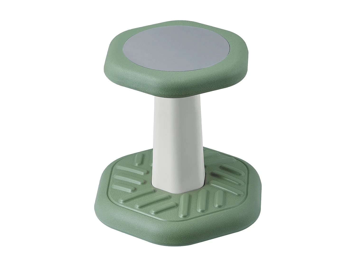 Sgabello Oscillante SucceBuy Per Bambini Con Cuscino In Schiuma, 3-7 Anni, Verde
