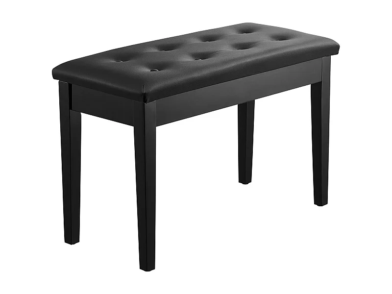 Piano Bank SucceBuy met Gestoften Zitting, Opbergkruk Hout, Wastafel-Meubel - Elegante Combinatie van Comfort en Opslag