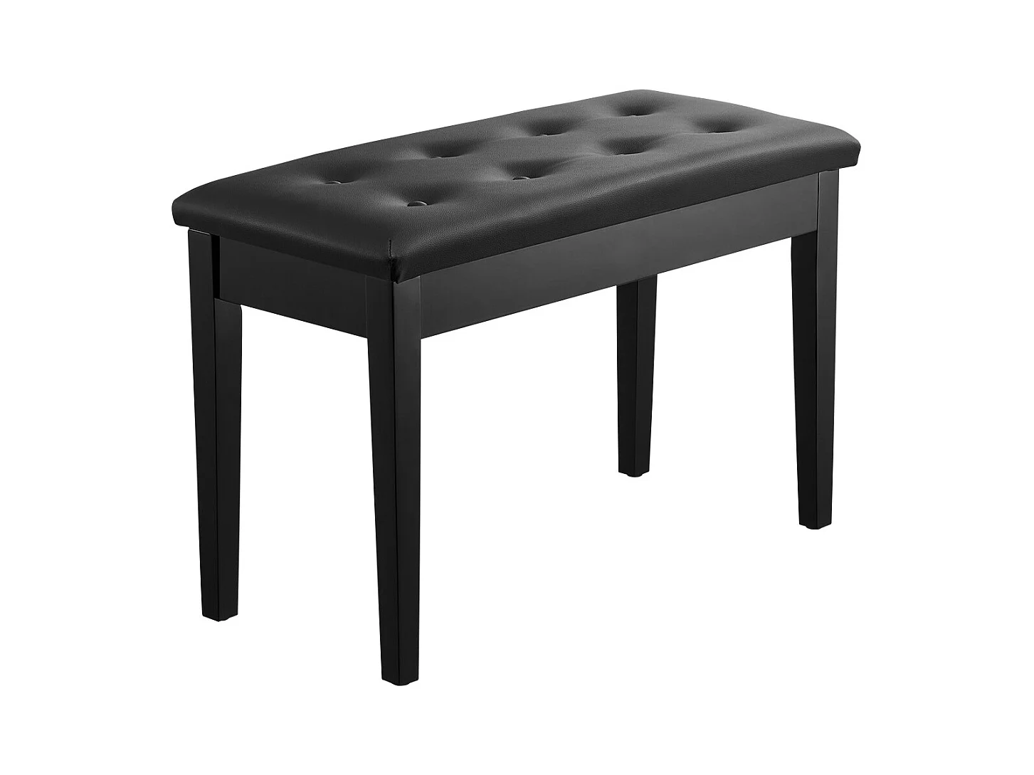 Piano Bank SucceBuy met Gestoften Zitting, Opbergkruk Hout, Wastafel-Meubel - Elegante Combinatie van Comfort en Opslag