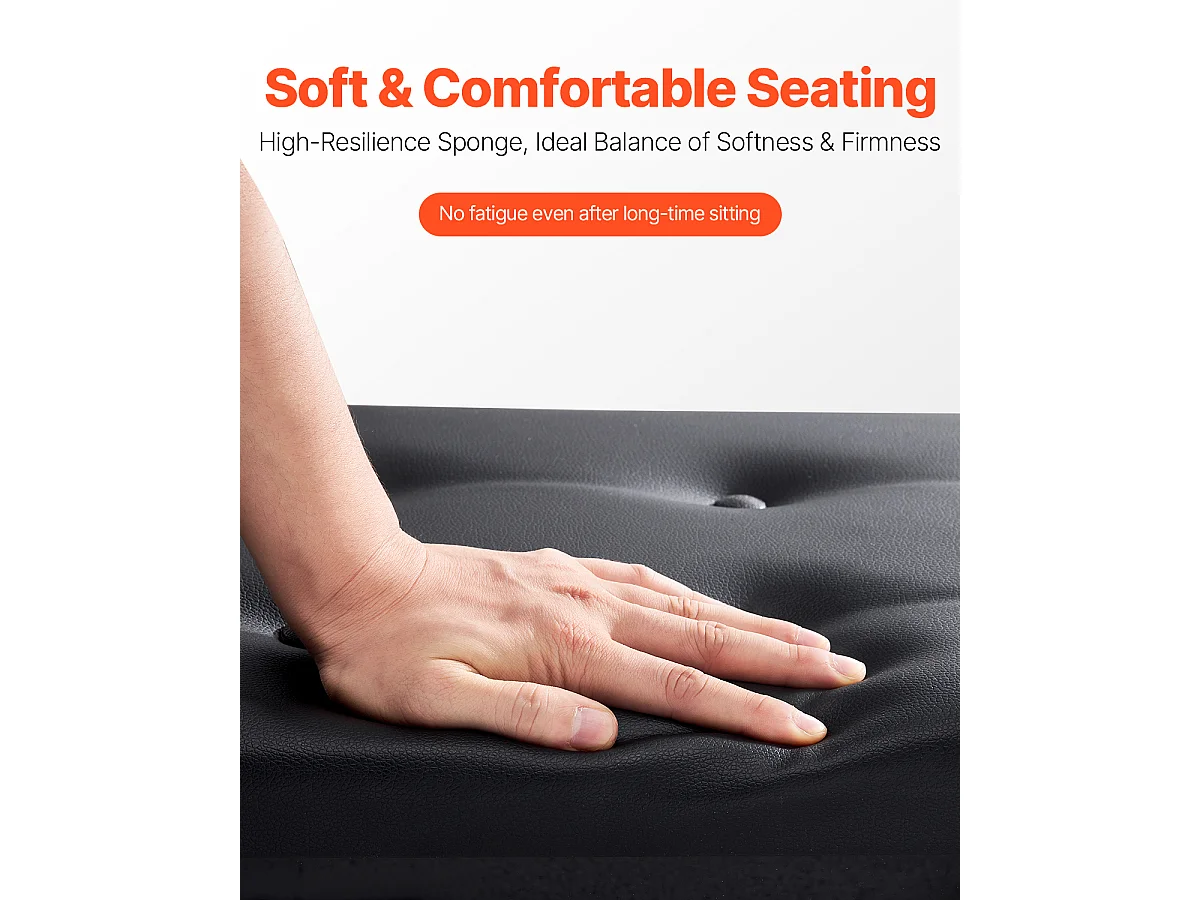 Piano Bank SucceBuy met Gestoften Zitting, Opbergkruk Hout, Wastafel-Meubel - Elegante Combinatie van Comfort en Opslag