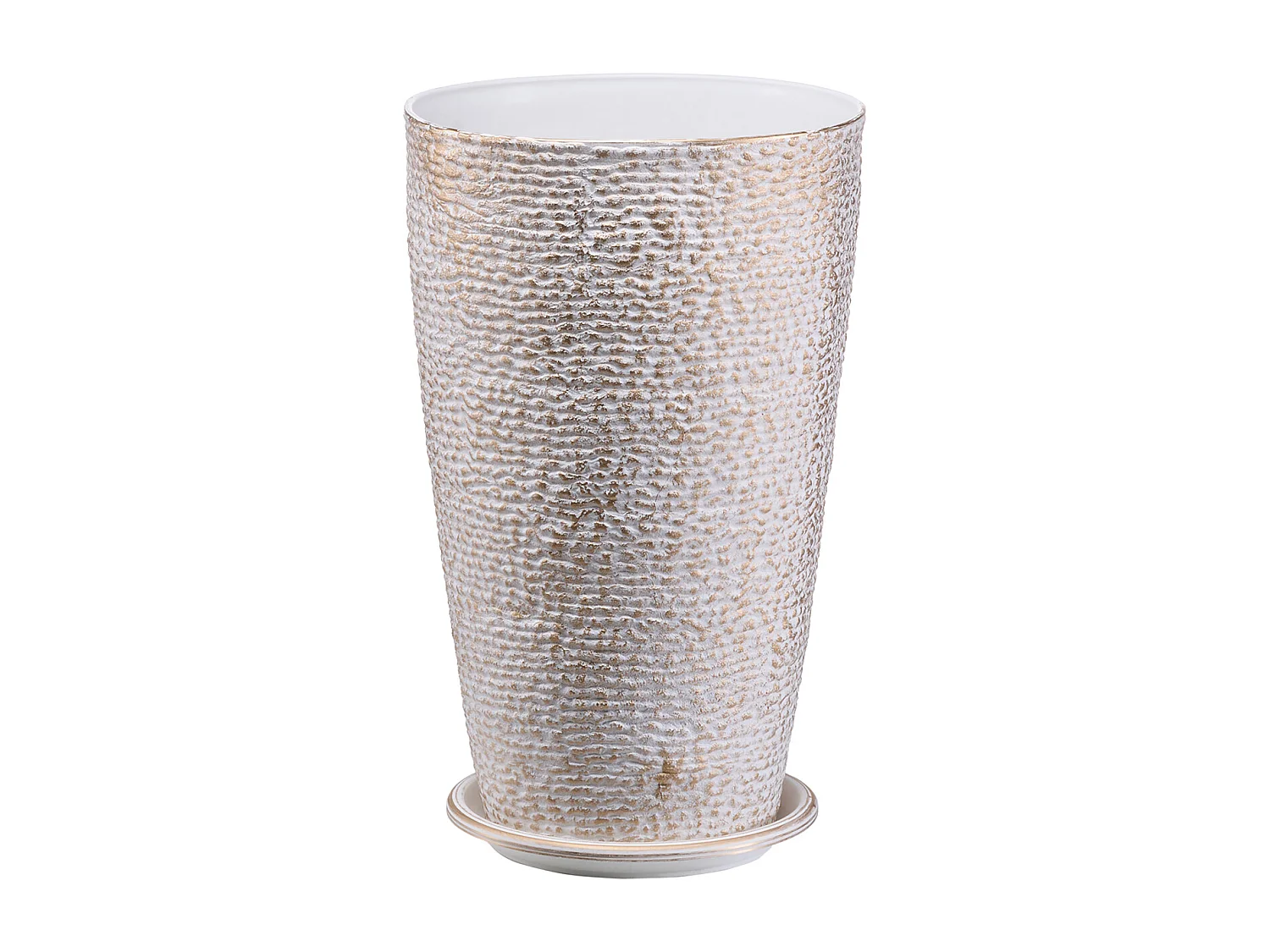 Vaso per Fiori SucceBuy, Confezione da 2 Vasi Rotondi Conici da 53 cm per Uso Esterno e Interno
