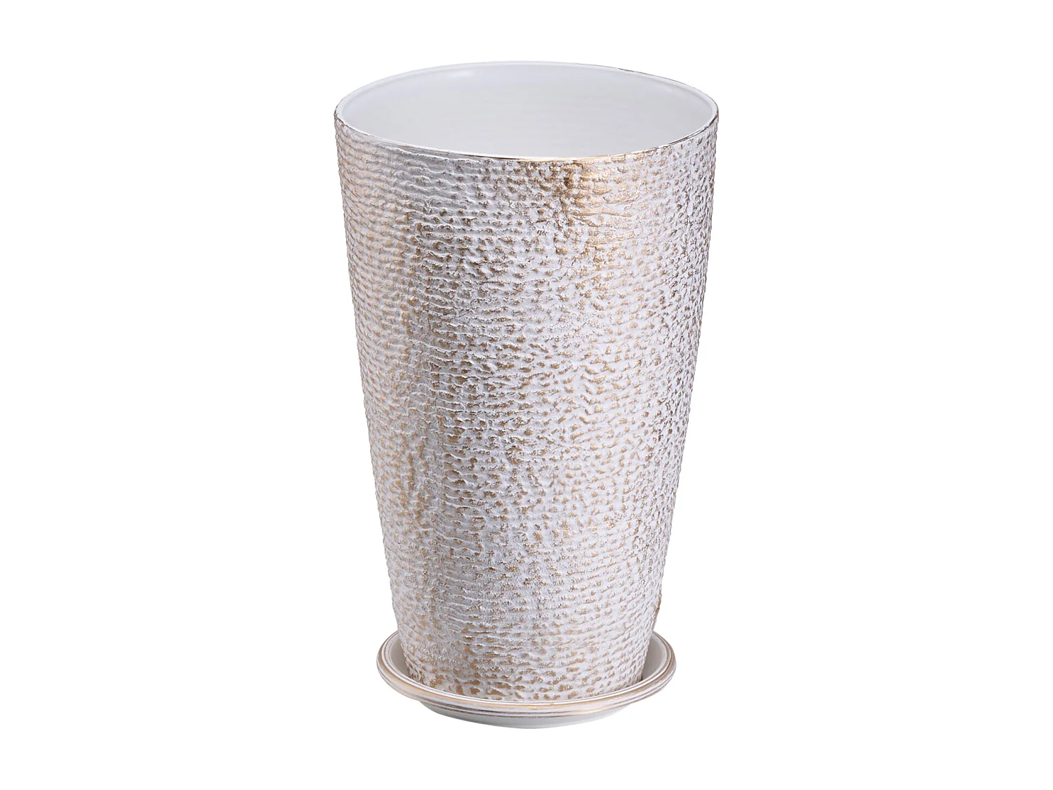 Vaso per Fiori SucceBuy, Confezione da 2 Vasi Rotondi Conici da 53 cm per Uso Esterno e Interno