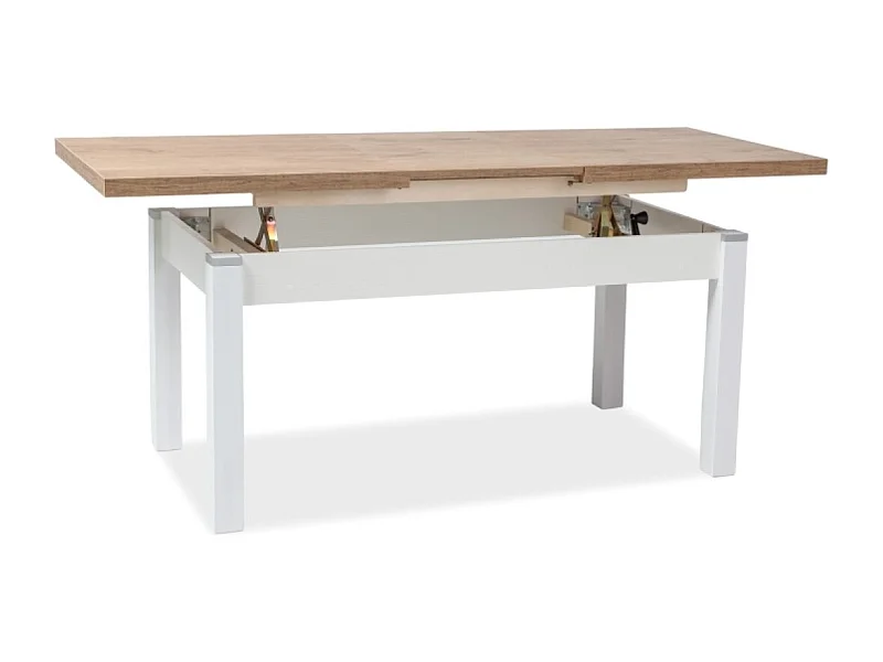 Tavolino da caffè Cleopatra/Truciolato (laminato)/Bianco&Marrone