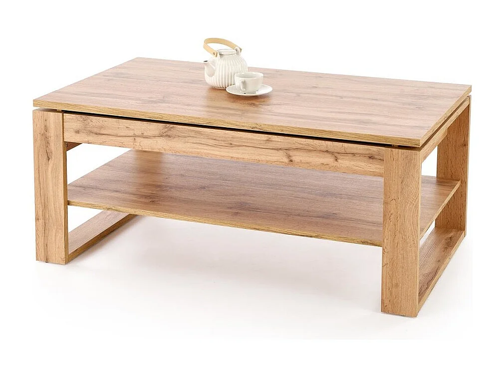 Table basse Betty/Plateau de meuble stratifié/Marron