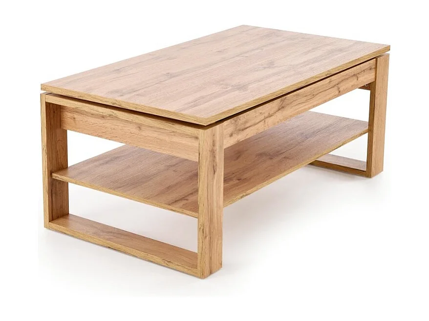 Table basse Betty/Plateau de meuble stratifié/Marron