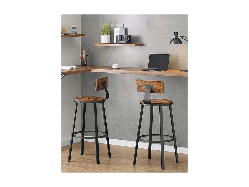 Tabourets de bar - 2 pièces - LBC026B01V1