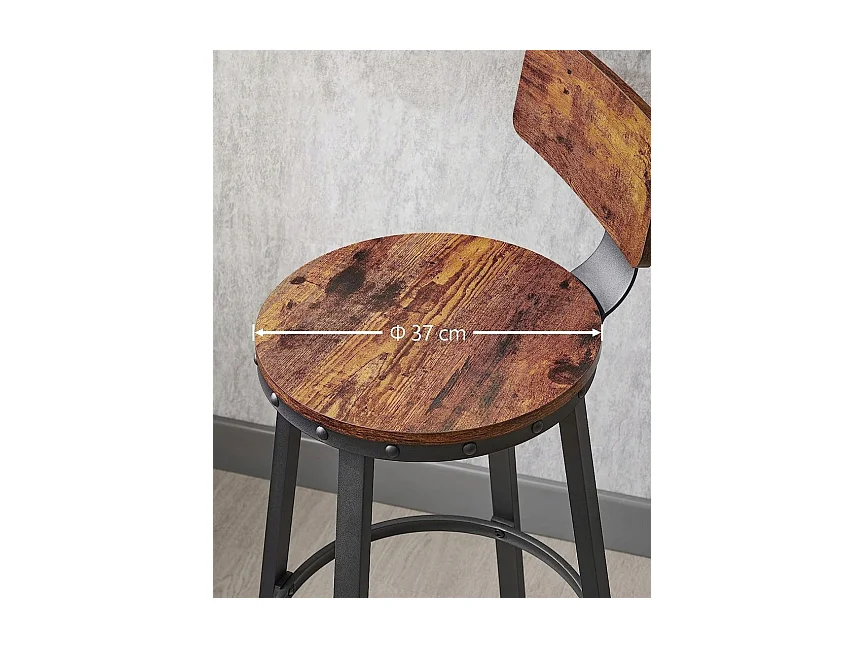 Tabourets de bar - 2 pièces - LBC026B01V1