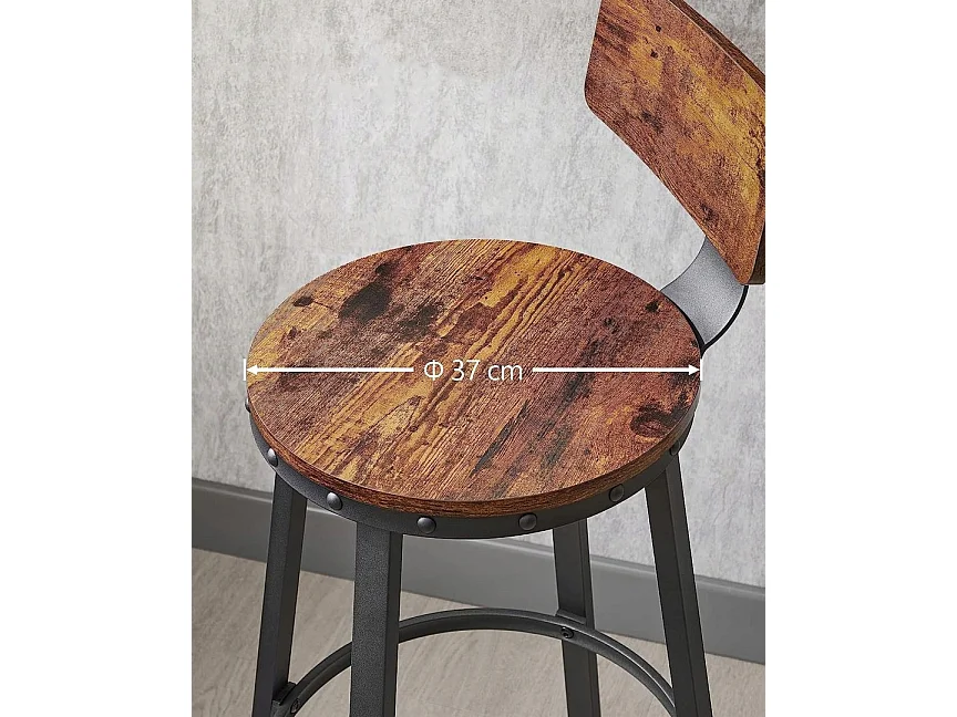 Tabourets de bar - 2 pièces - LBC026B01V1