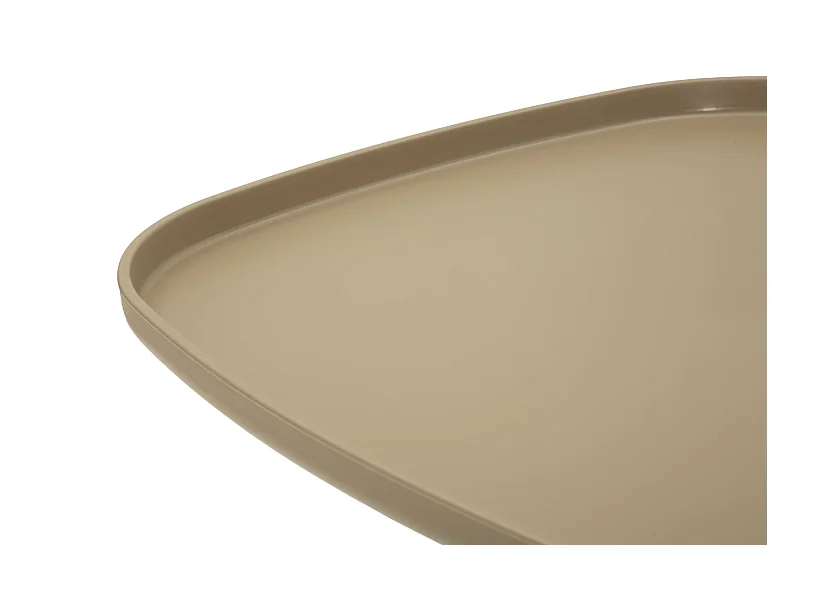 Table en plastique gris tourterelle 48x48x50 cm