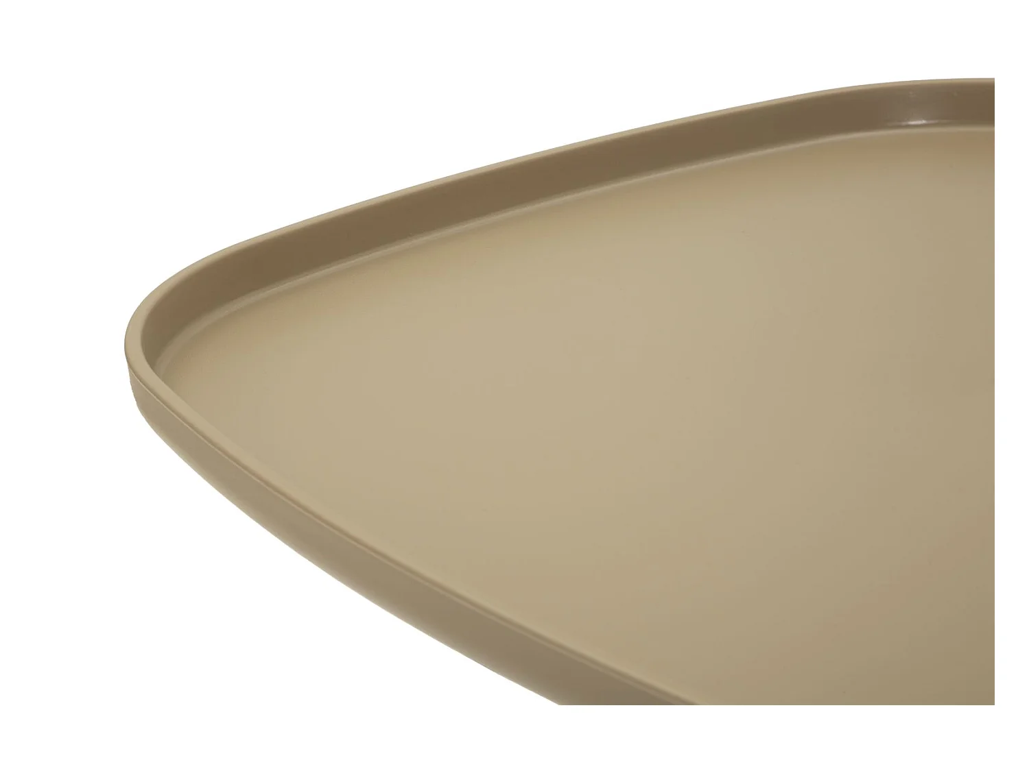 Table en plastique gris tourterelle 48x48x50 cm