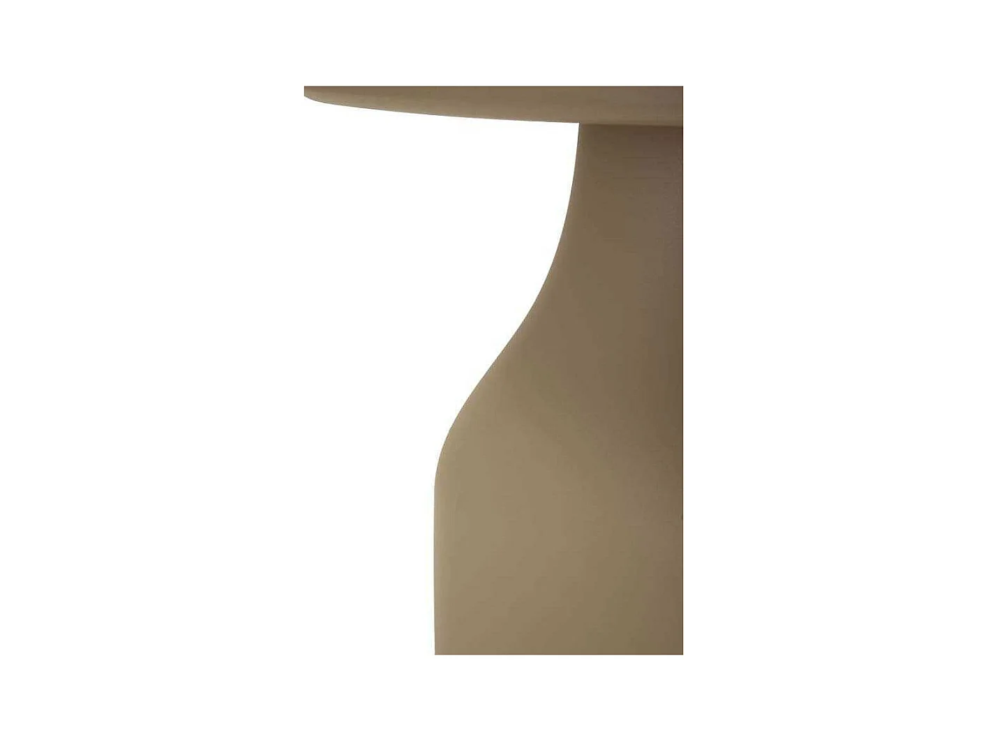 Table en plastique gris tourterelle 48x48x50 cm