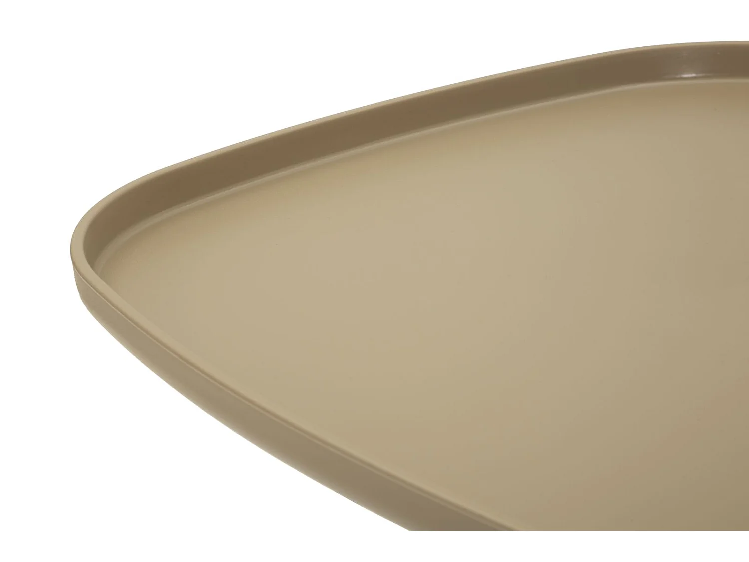 Table en plastique gris tourterelle 48x48x50 cm