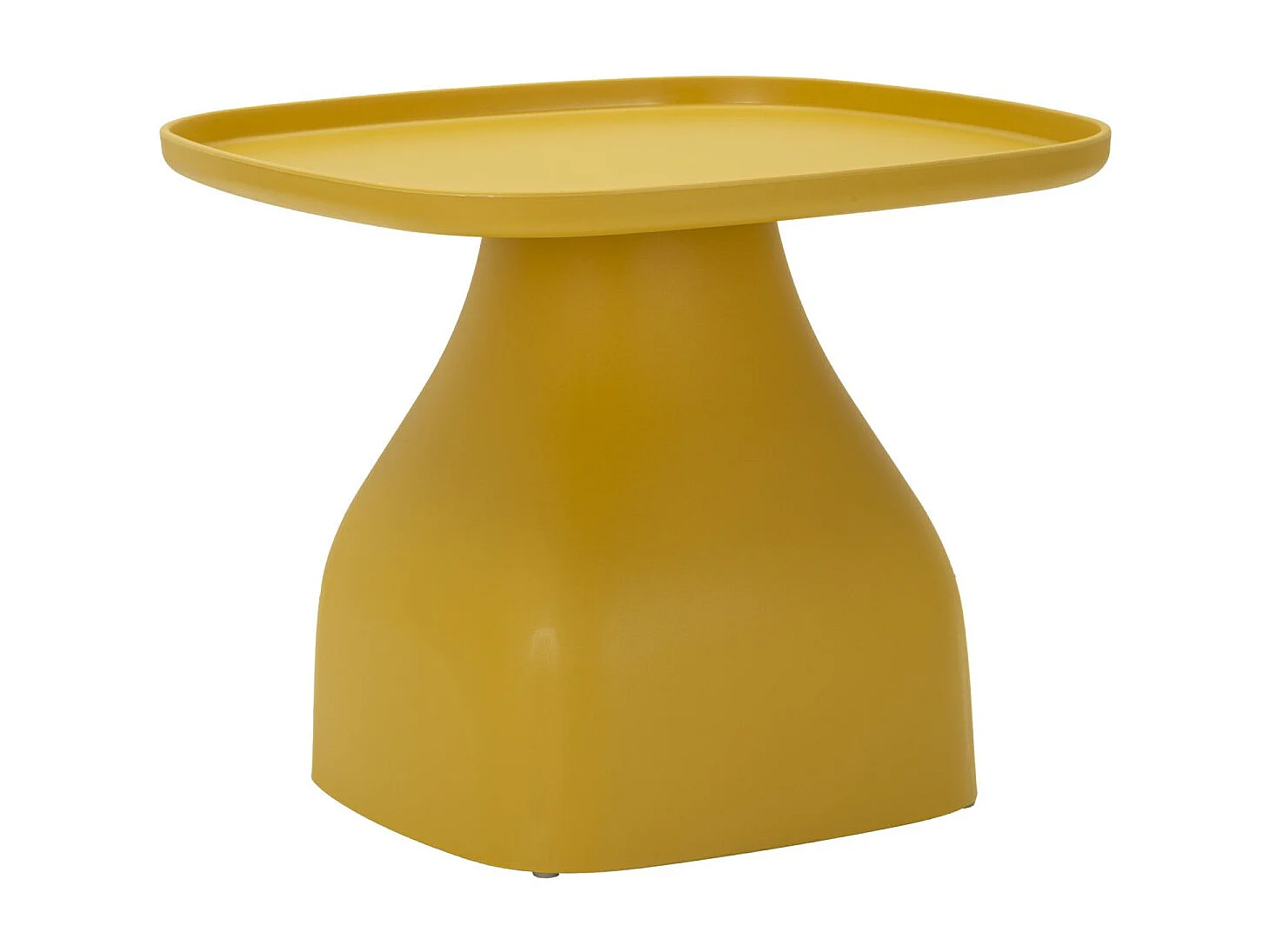 Table d'Appoint Carrée "Gea" 38cm Jaune
