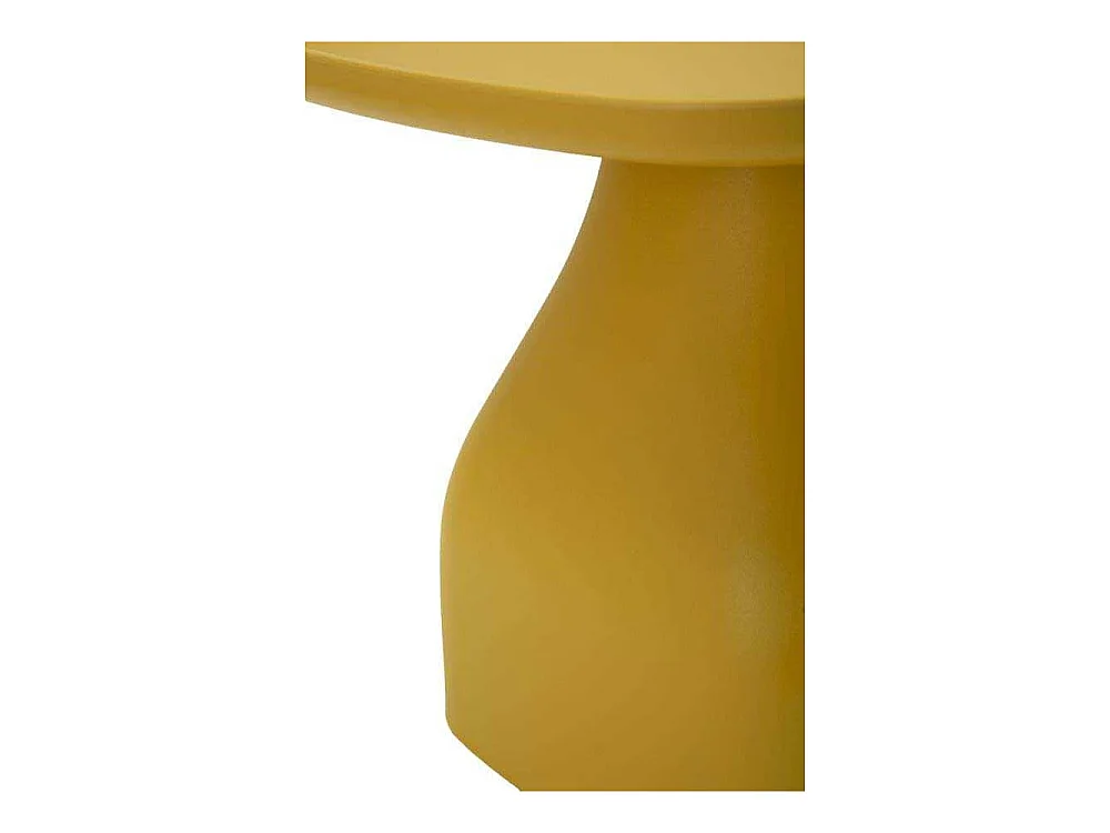 Table d'Appoint Carrée "Gea" 38cm Jaune